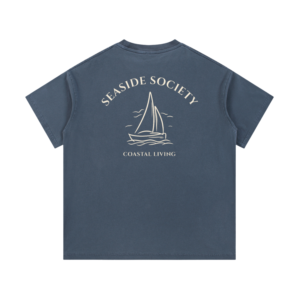 Seaside Society Vintage Sailboat Tee