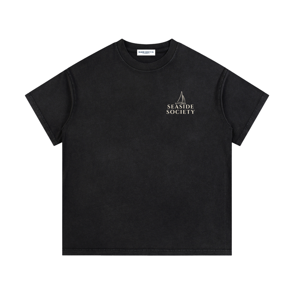 Coastline Vintage Wash Cotton T-Shirt