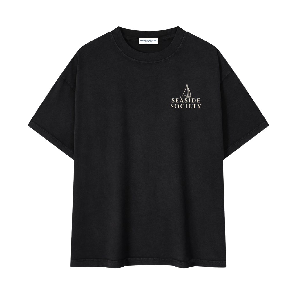 Coastline Vintage Wash Cotton T-Shirt
