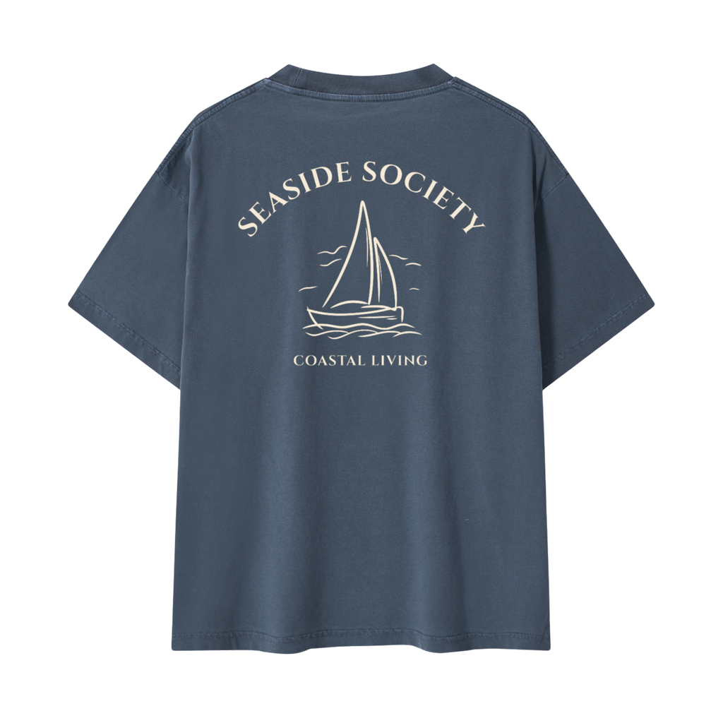 Seaside Society Vintage Sailboat Tee
