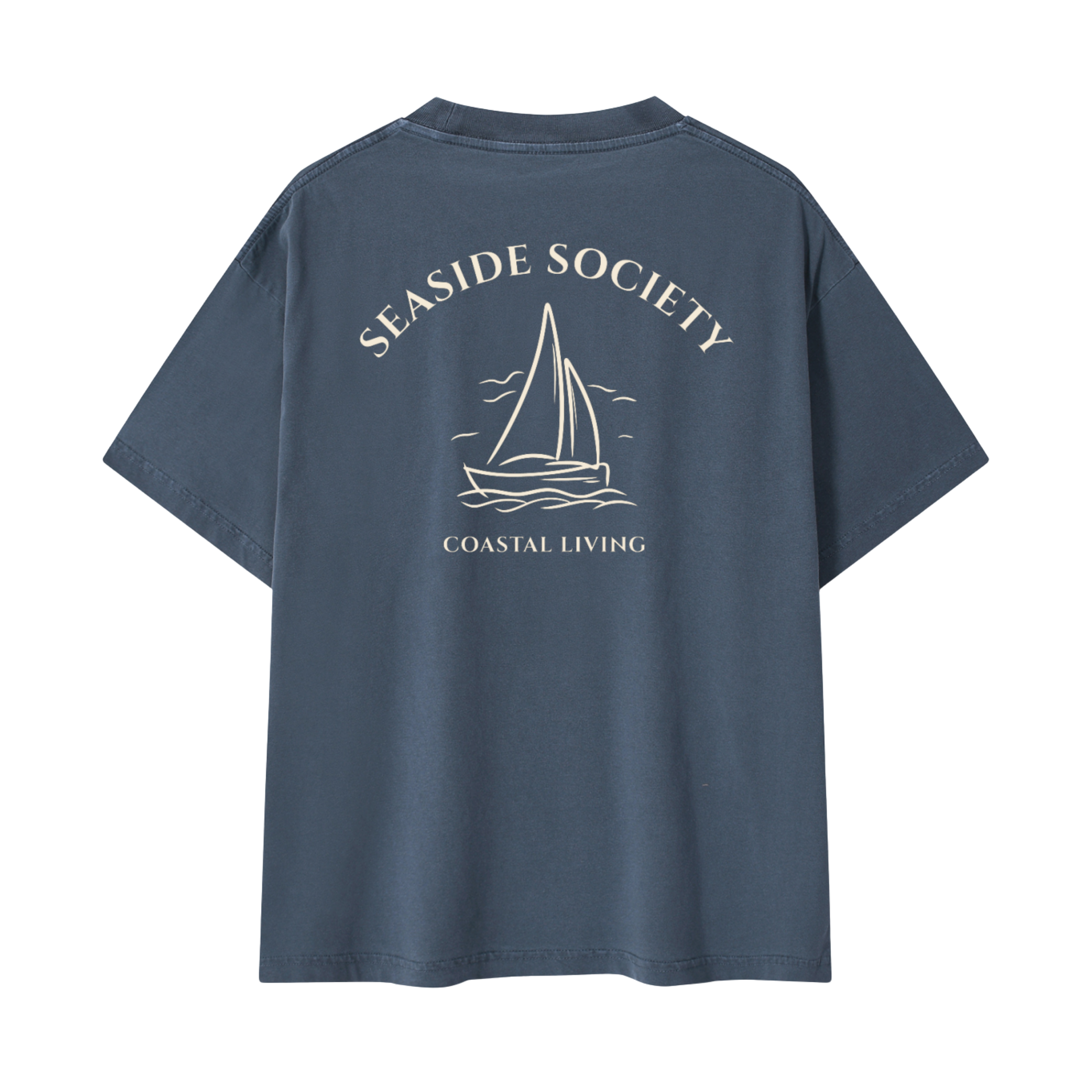 Seaside Society Vintage Sailboat Tee